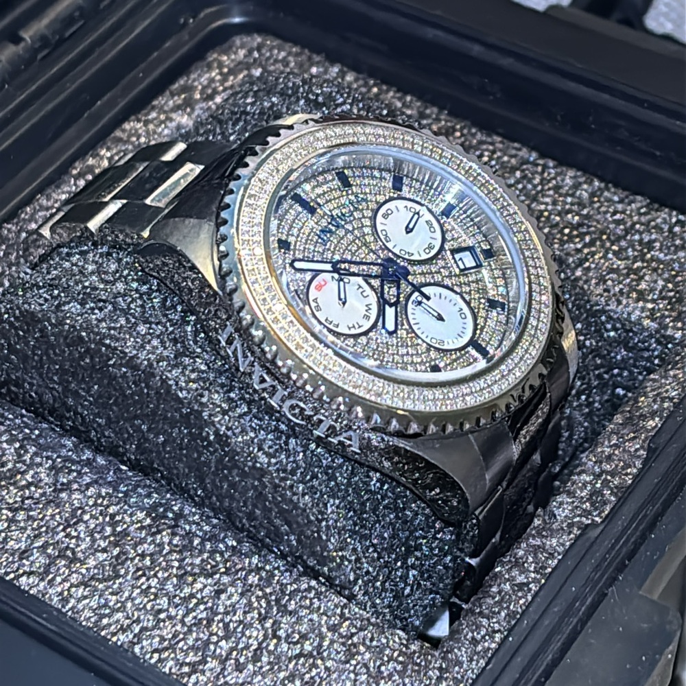 1.97 CT. DIAMOND INVICTA GRAND DIVER SWISS RHONDA Z60 CALIBER 47MM (31990) - Picture 5 of 10